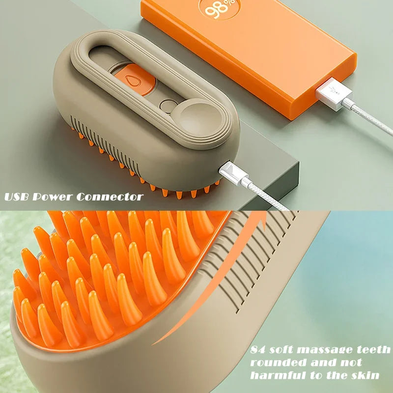 FurMist™ 3-in-1 Steam Brush