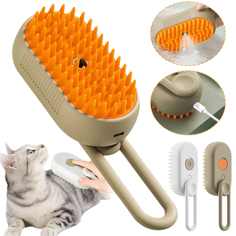 FurMist™ 3-in-1 Steam Brush